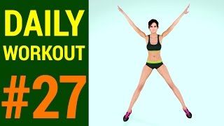 Daily Workout #027: How to tone your Legs and Butt (169 Calories)