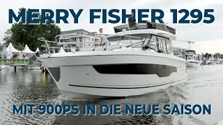 Mit 900 PS in die neue Saison!  Jenneau Merry Fisher 1295, das Highlight der Boot & Fun 2023