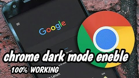 Enable dark_mode || In Android chrome || no ROOT REQUIRED