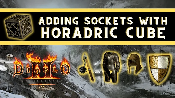 How To Add Sockets To Your Items Using The HORADRIC CUBE in Diablo 2 Resurrected
