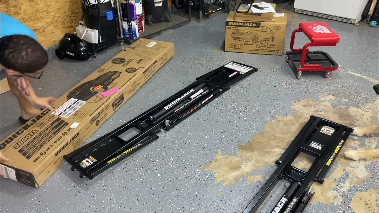 Quick Jack 5000TL unboxing and set up. YouTube