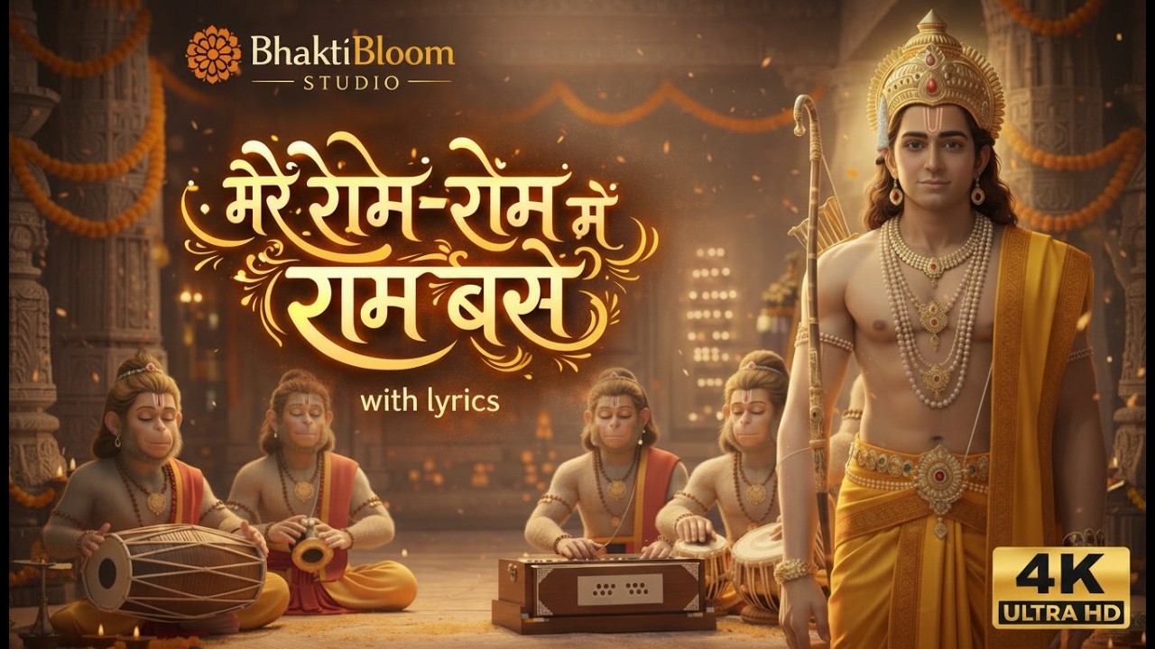 मेरे रोम-रोम में राम बसे (New Version) 🚩 | Super Emotional Ram Bhajan | SiyaRam Song for Peace