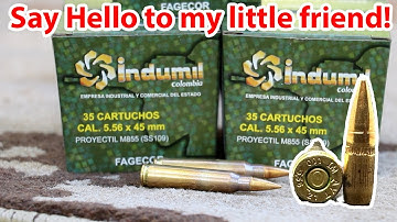5.56x45mm, 62gr FMJ, M855 / SS109, Indumil