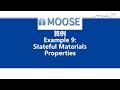 19 MOOSE算例9 Stateful Materials Properties