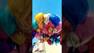 Happy birthday balloons #viral #balloon #birthaday #shorts