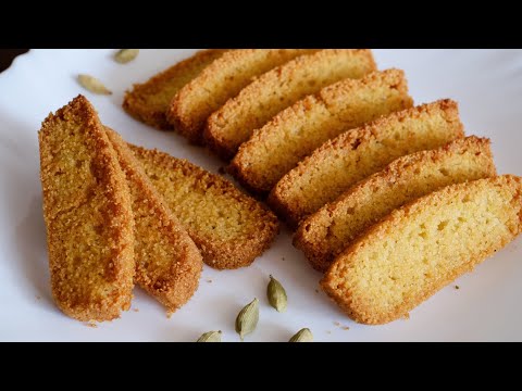 RUSK recipe | Suji Toast or Suji Rusk | Milk Toast | Elaichi Toast | Crunchy and Crispy Rusk at