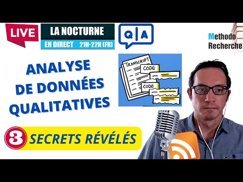 Vidéo: Laquelle des techniques suivantes est une technique d'analyse de données courante dans la recherche qualitative ?