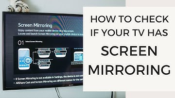 Hoe u kunt controleren of uw tv schermspiegeling ondersteunt [2022]