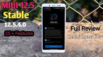 MIUI 12.5 Redmi Note 5 Pro Global stable ! Miui 12.5.4 Full Review Features performance