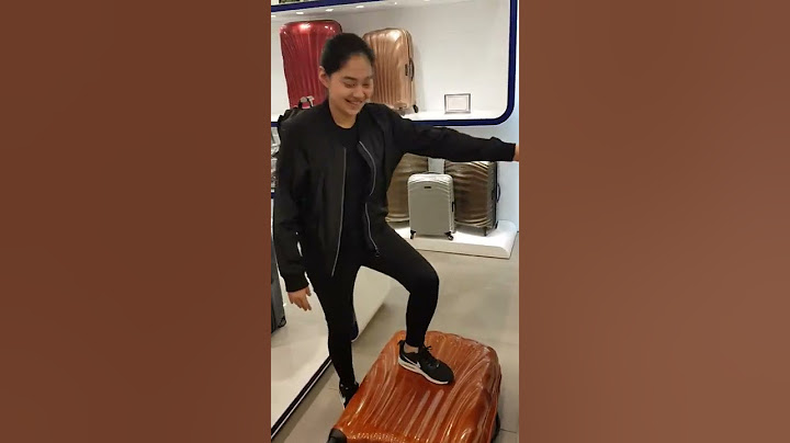 SAMSONITE COSMOLITE LUGGAGE DEMO (POLYPROPYLENE MATERIAL)