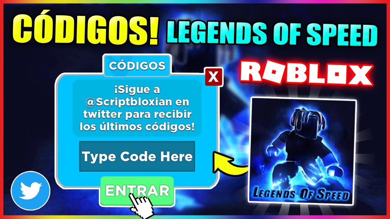 Roblox - Legends of Speed ​​Codes - Gemas e etapas grátis