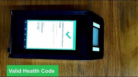 Telpo TPS508 Health Pass Scanner