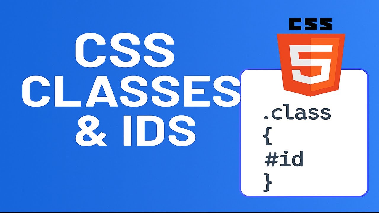 Master HTML Classes and IDs in less than 10 Minutes - YouTube
