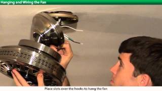 How to Install a Hunter Ceiling Fan  2xxxx Series Models