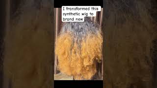 I Transformed A Badly Matted Synthetic To Brand New