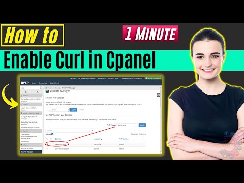 How to enable curl in cpanel 2022