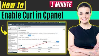 How to enable curl in cpanel 2024