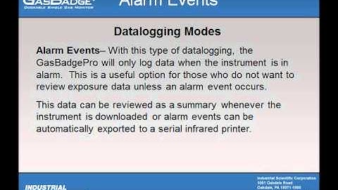 5: GasBadge Pro - Datalogging
