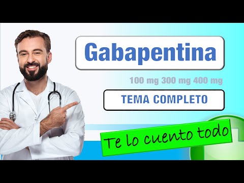 Vídeo: Gabapentina: Instrucciones De Uso, Precio, Revisiones, Análogos De Cápsulas