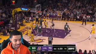 Giannis Is Officially OVERRATED! LBJ 37! FlightReacts Bucks vs Lakers - Full Game Highlights 2020!