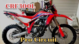 CRF300L ใส่ท่อ Pro circuit.