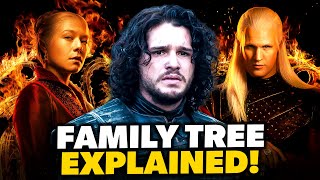 How John Snow Is Connected To Rhaenyra And Daemon Targaryen Family Tree Explained