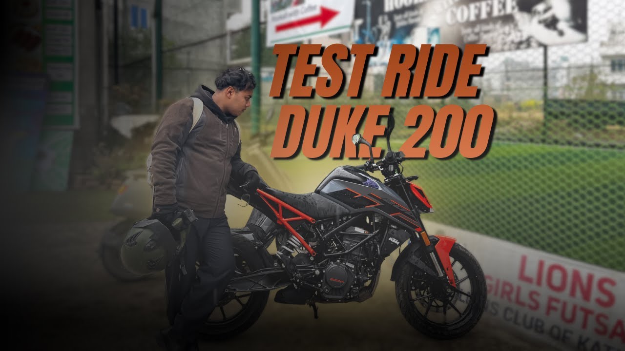TEST RIDE OF NEW DUKE 200 WITH TFT DISPLAY ...
