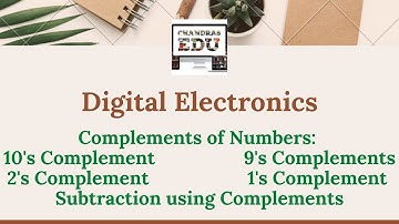 Complements of Numbers | 10