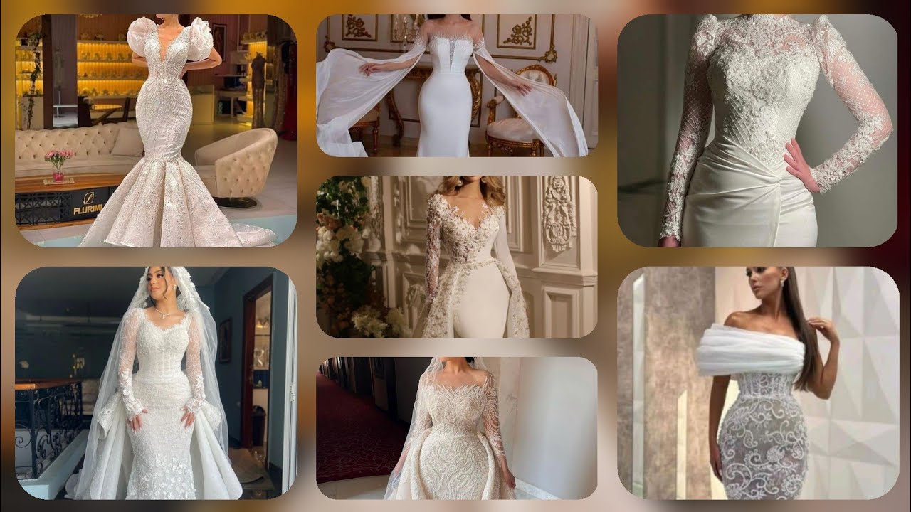 موديلات فساتين زفاف صك 2024👰