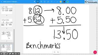 Math Lesson 3 7 Estimate Decimal Sums and Differences CONTINUED
