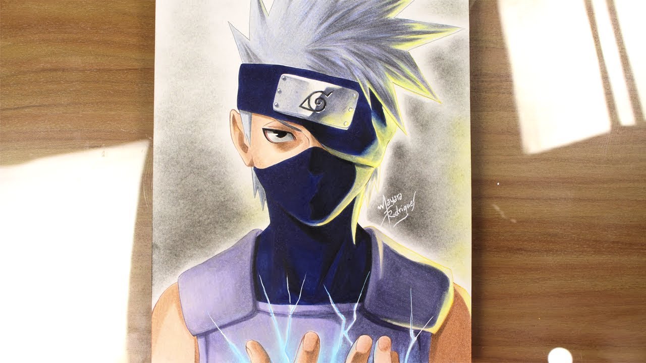 Kakashi na ANBU, derruba 5 shinobis com chidori. #fyyyyyyyyyyyyyyyy #v