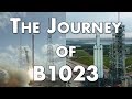The journey of b1023
