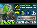 NEW SETTING EMBLEM &amp; BUILD GROCK 2026 SUPER MOVEMENT!! BUILD TOP GLOBAL GROCK 2026 - MLBB