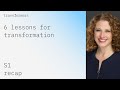 6 lessons for transformation
