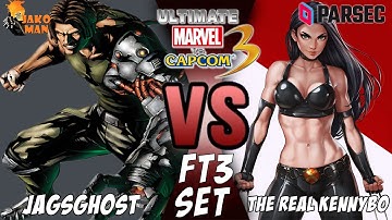 UMVC3 Parsec FT3 Set - JAGsGhost VS The Real Kennybo (SpiderMan123493)