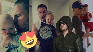 Arrow Cast - Stephen Amell(Oliver Queen) Daughter 2017