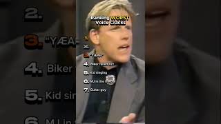 Ranking Worst Voice Cracks