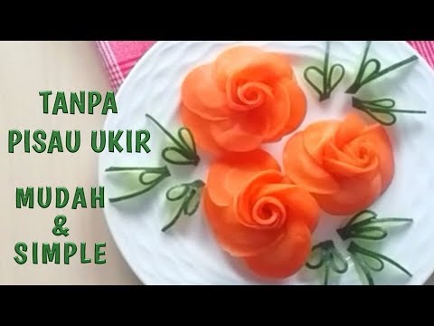 Video: Menghiris Sayur Yang Cantik: Bunga Ros
