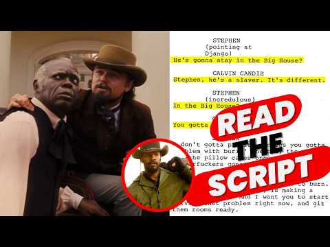 Stephen Meets Django: Script vs. Movie (Django Unchained)