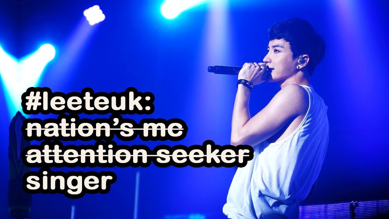 #leeteuk: i am a singer