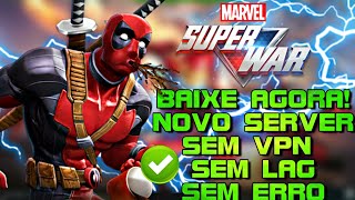 BAIXE AGORA! NOVO SERVER SEM VPN SEM LAG SEM ERRO - MARVEL SUPER WAR MOBA #4 screenshot 3