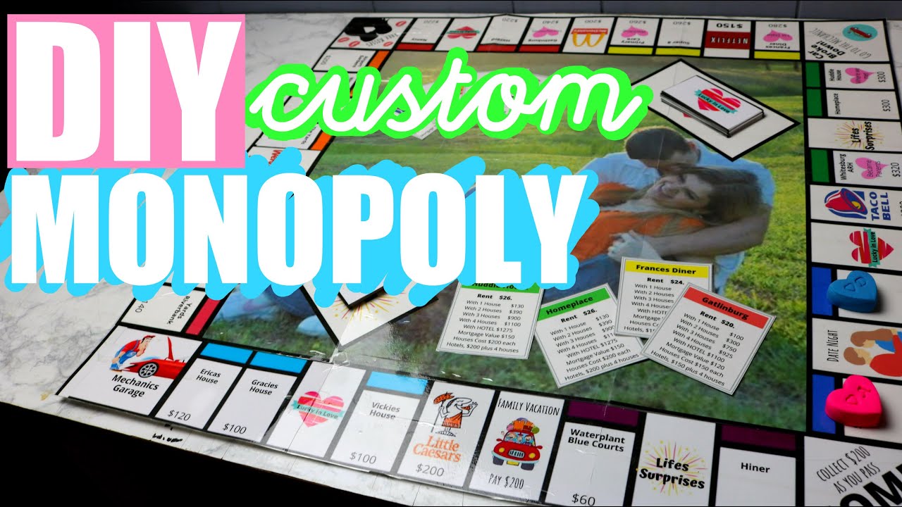 Make a custom monopoly board template - opeciq