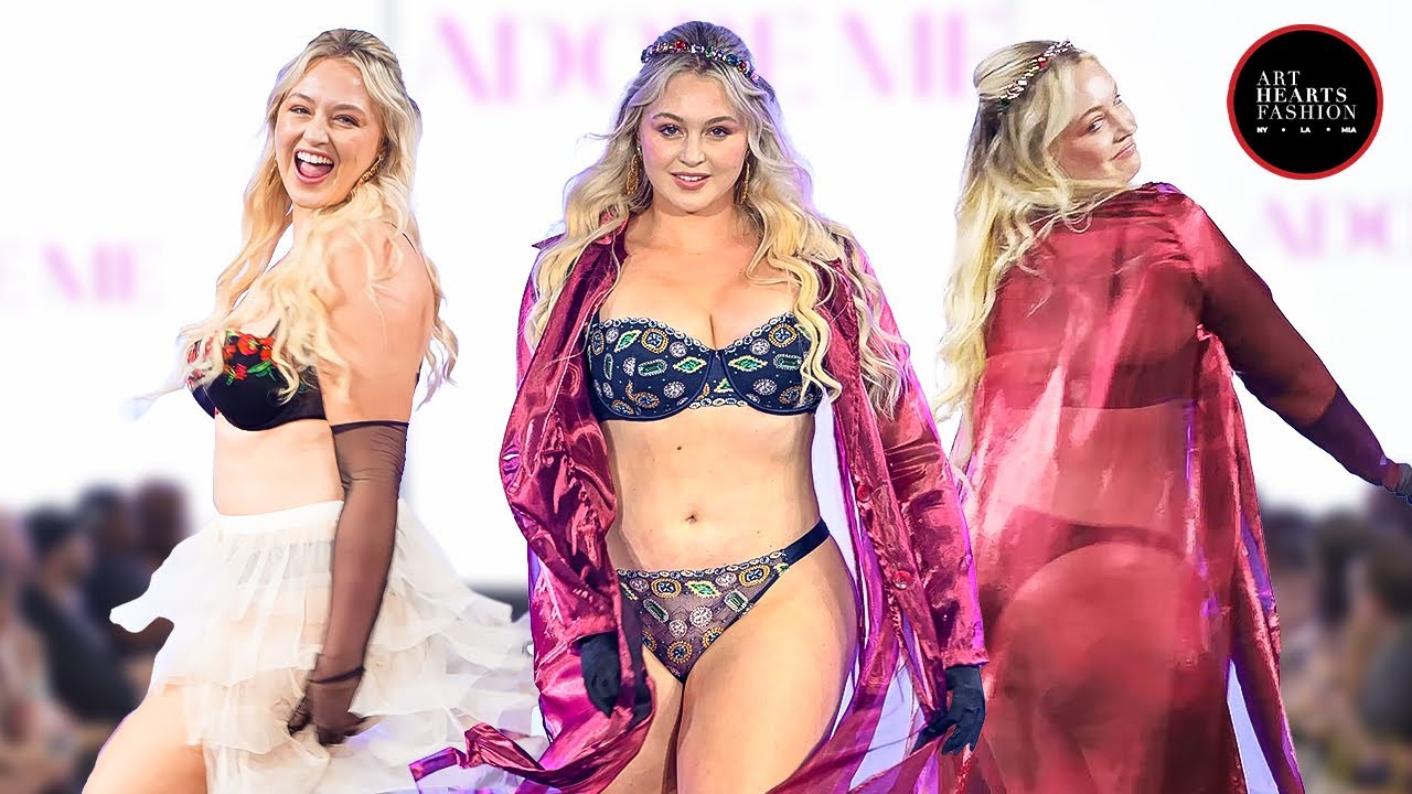 Iskra Lawrence Slow Motion | Adore Me Lingerie | New York Fashion Week 2023 Powered By Art Hearts