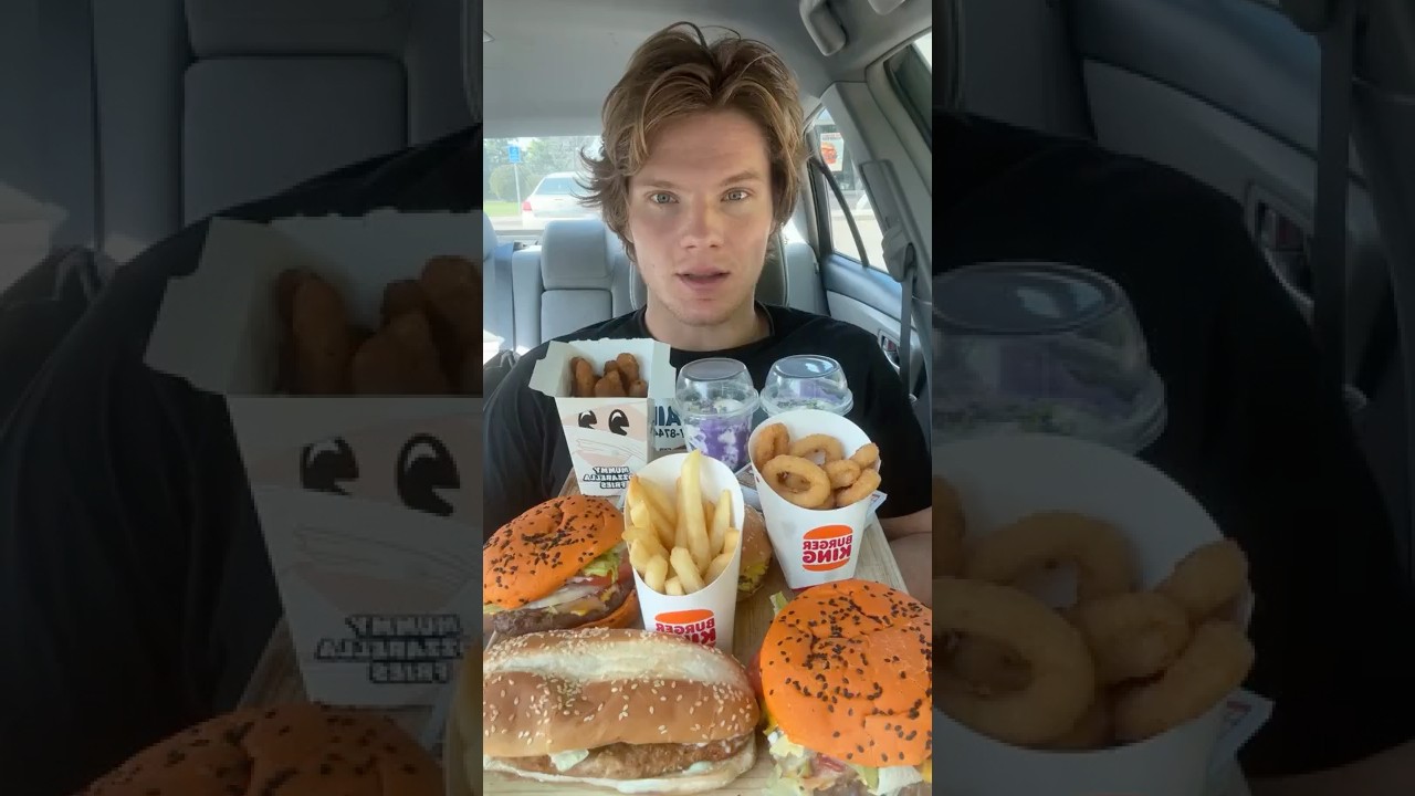 Поедаем новые блюда из меню Burger King на Хэллоуин 