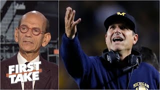 Can LSU make the CFP? Is Jim Harbaugh on the hot seat? | First Take