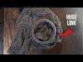 Forging The BIGGEST CHAINMAIL!