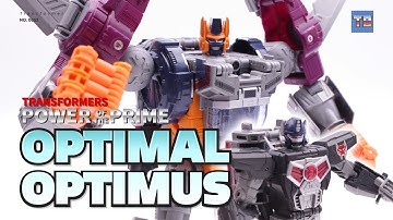 Transformer Power of the Prime POTP OPTIMAL OPTIMUS PP-27 Leader class beast wars robot toy video