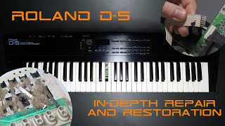 Repairing a dirty synth from 1989! ROLAND D5