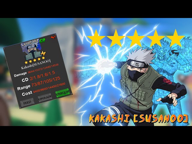 FÁBRICA DO KAKASHI COM SUSANOO E PODERES NO ROBLOX!! (Naruto Tycoon) 