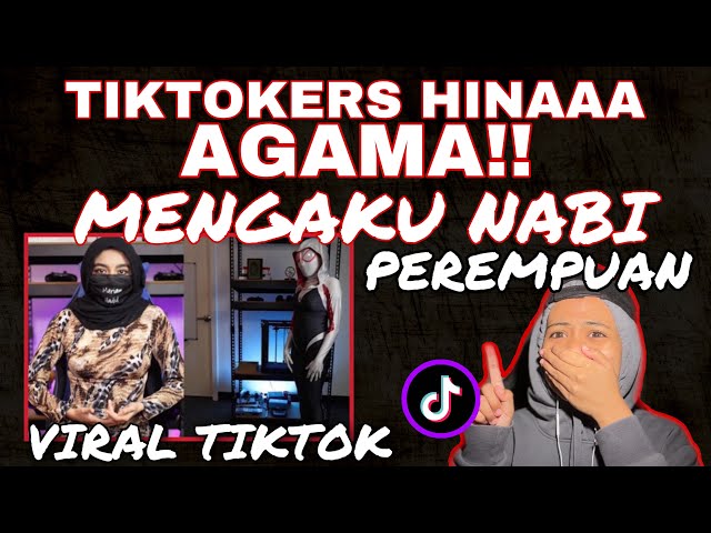 VIRAL TIKTOKERS HIN4 ISLAM! MENGAKU NABI PEREMPUAN!! SESAT 😭 Mariam Hadid class=